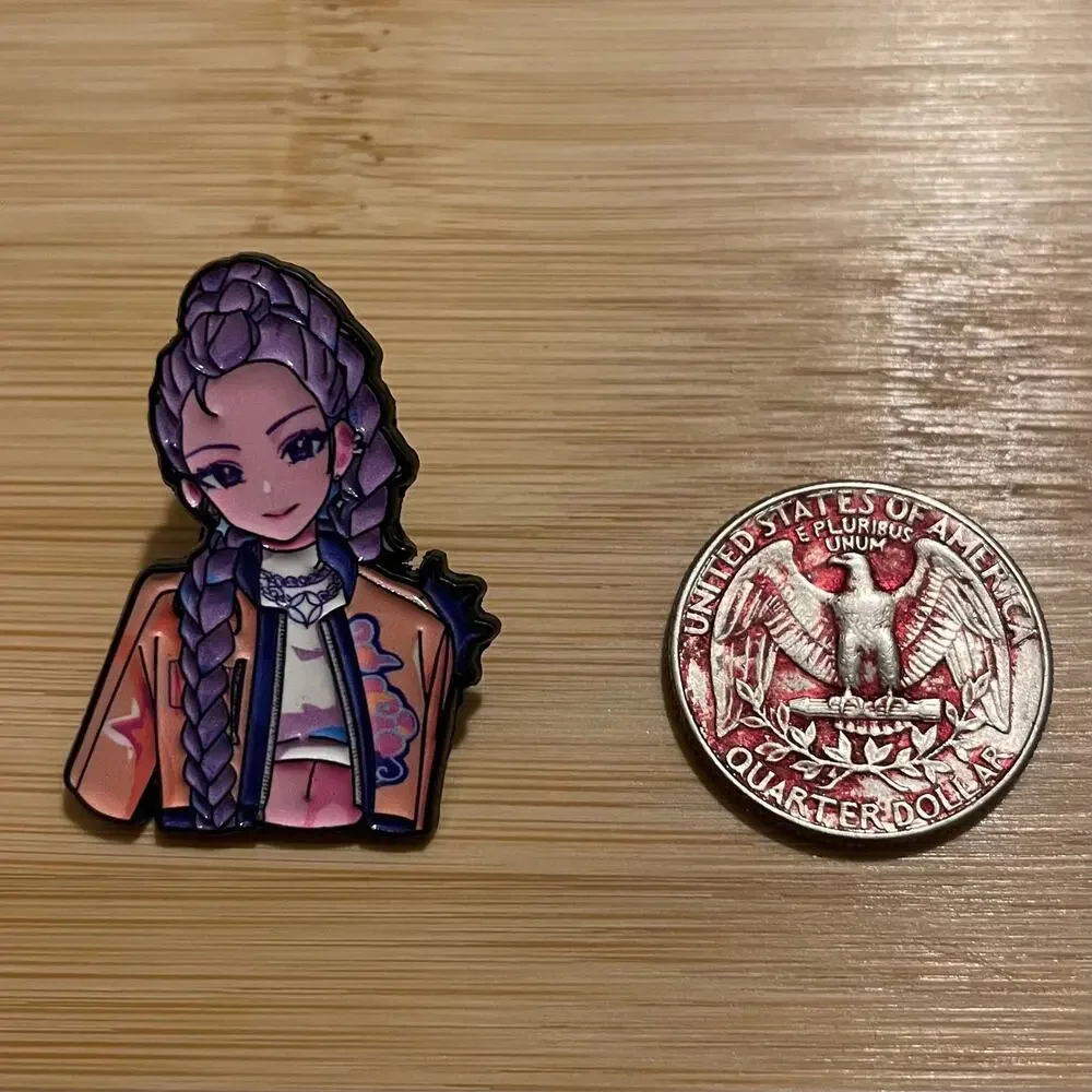 KPop Demon Hunters Huntrix Mira, Rumi & Zoey 3 Piece Pin Set
